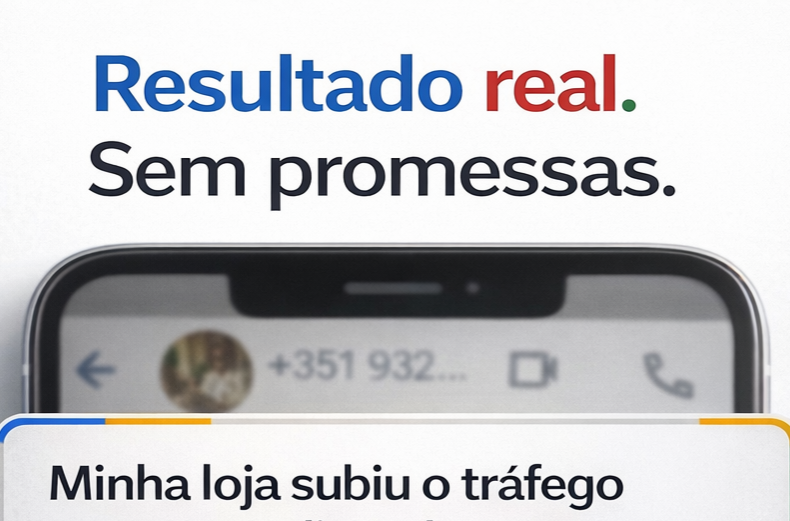 Print de depoimento de Bruno Nunes, da loja CARDANYA em Lisboa/Portugal, dizendo que a loja subiu o tráfego em 180%